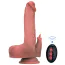 Вібратор з поштовхами, ротацією і підігрівом Natural Play Thrusting Dildo With Swing Motion And Heating D7, тілесний - Фото №1