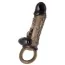 Насадка на пеніс з вібрацією XLover Penis Extender 14.5 см, чорна - Фото №1