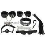 Бондажный набор Wild Play Luxury BDSM Set 7 Pcs С10, черный - Фото №1