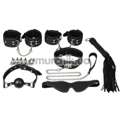 Бондажный набор Wild Play Luxury BDSM Set 7 Pcs С10, черный - Фото №1