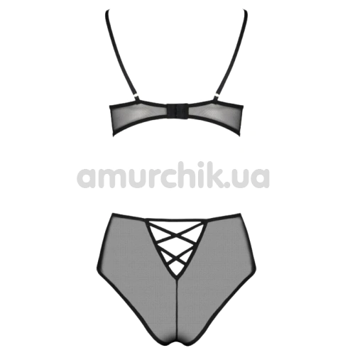 Комплект Passion Free Your Senses Lovelia Bikini, чорний: бюстгальтер + трусики