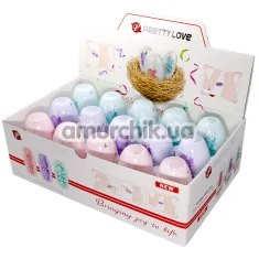 Набор из 15 мастурбаторов Pretty Love Double-Sided Egg - Фото №1