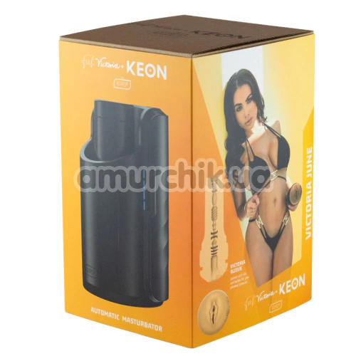 Набор Kiiroo Keon Kombo Set: интерактивная секс-машина для мужчин Keon + мастурбатор Feel Victoria June