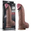 Фаллоимитатор Dual-Layered Silicone Nature Cock LV411064, коричневый - Фото №6