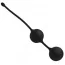 Вагінальні кульки Weighted Kegel Balls Master Series, чорні - Фото №1