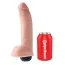 Фалоімітатор з еякуляцією King Cock 9 Squirting Cock with Balls, тілесний - Фото №2