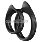 Эрекционное кольцо для члена Boss Series Capen Cock Ring, черное - Фото №1
