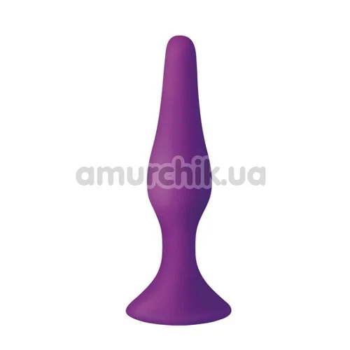 Анальная пробка Mai Attraction Pleasure Toys №34, фиолетовая - Фото №1