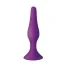 Анальная пробка Mai Attraction Pleasure Toys №34, фиолетовая - Фото №1