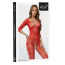Комбинезон Bodystocking 2037, красный - Фото №4