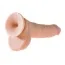 Фаллоимитатор King Cock Plus Dual Density Fat Cock With Balls, 25.4 см телесный - Фото №10