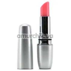 Кліторальний вібратор Grrl Toyz Incognito Lipstick Vibe, срібний - Фото №1