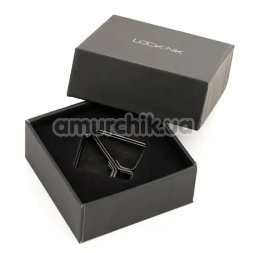 Зажимы для сосков Lockink Minimalism Metal Nipple Clamps, серебряные