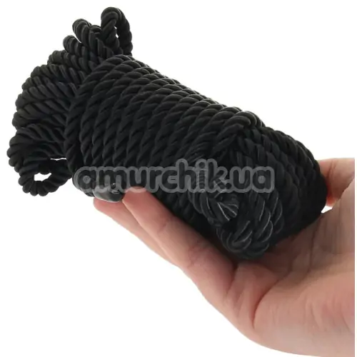 Веревка Bondage Couture Rope 7.6m, черная