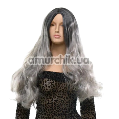 Перука Fetish Hair Wavy Balayage Wig With No Bangs, сіра - Фото №1