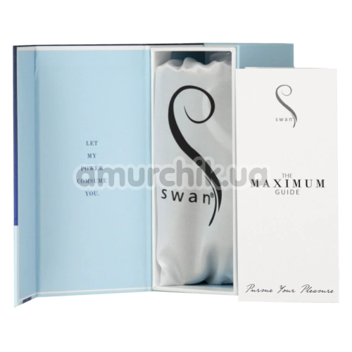 Клиторальный вибратор Swan Maximum + Comfy Cuff, синий