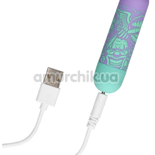 Кліторальний вібратор Shots S-Line Sweet Vibrating Pussy Bullets Lip Off Some Steam, бузковий