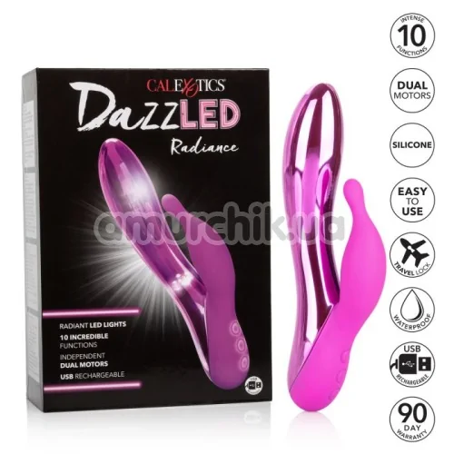 Вібратор DazzLED Radiance, рожевий