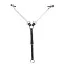 Зажимы для сосков с фиксацией на мошонке Art of Sex Nipple Clamps for Men, серебряные - Фото №1