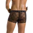 Мужские трусы-шорты Passion Free Your Senses Short James 032, черные - Фото №2