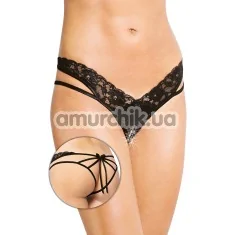 Трусики женские Thongs (модель 2438), черные - Фото №1