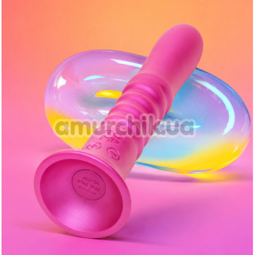 Вибратор с толчками Romp Jiggle, малиновый