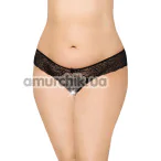 Трусики-стринги G-String 2436, черные - Фото №1