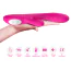 Вибратор с подогревом Boss Series Rabbit Vibrator Spark, розовый - Фото №4