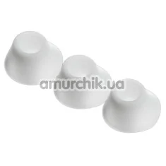 Набор насадок на симулятор орального секса для женщин Womanizer W500, Pro 40, +Size, Starlet (Size S), белый - Фото №1