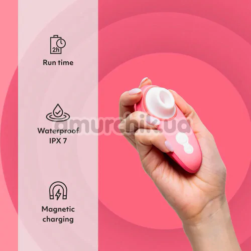 Симулятор орального секса для женщин Womanizer Liberty 2, розовый