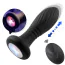 Анальна пробка з вібрацією та поштовхами Boss Series Limonster Anal Plug, чорна - Фото №3