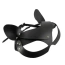 Маска Кішечки Cat Woman Leather Mask, чорна - Фото №1