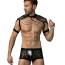 Комплект мужской JSY Sexy Lingerie 2328, черный: портупея + трусы - Фото №3