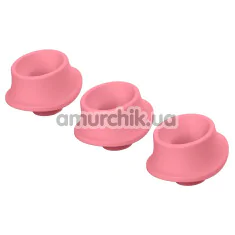 Набор насадок на симулятор орального секса для женщин Womanizer Premium, Classic (Size L), розовый - Фото №1