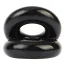 Эрекционное кольцо GK Power Dual Pleasure Ring, черное - Фото №1
