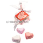 Набор бомбочек для ванны Bath Fizzers Heart Rose Fragrance - роза, 120 г - Фото №1
