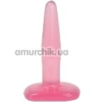 Анальна пробка Crystal Jellies Small, 10 см рожева - Фото №1