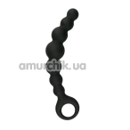 Анальний ланцюжок Beaded Anal Plug, чорний - Фото №1