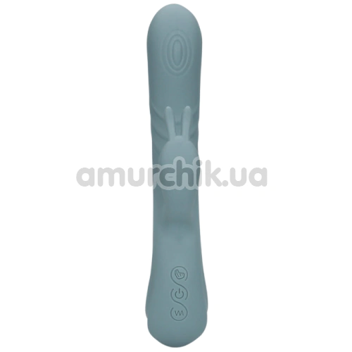 Вібратор Loveline Fingering Motion Rabbit Vibrator, сірий