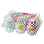 Набор из 6 мастурбаторов Tenga Egg Wonder Package - Фото №1