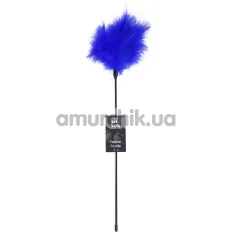 Перышко для ласк Art of Sex Feather Paddle перо индюка, синее - Фото №1