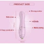 Вібратор для точки G Qianyue Clit Dildo, рожевий - Фото №5