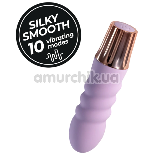 Вибратор Crushious Mellow Bubbles, сиреневый