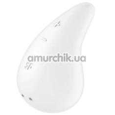 Кліторальний вібратор Satisfyer Dew Drop, білий - Фото №1
