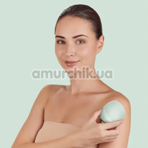 Ультразвуковая щетка для тела Geske Sonic Body Brush 7 in 1, зеленая