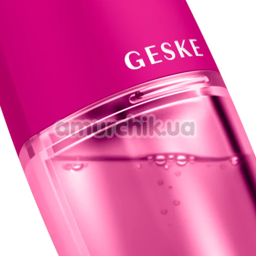 Устройство для очищения кожи лица Geske Aqua-Stream Face Cleanser 8 in 1, ярко-розовое
