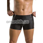 Мужские трусы-шорты Passion Free Your Senses Short Matt 049, черные - Фото №1