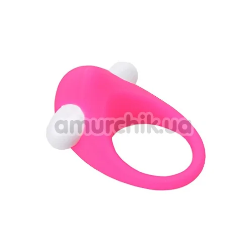 Виброкольцо Lit-Up Silicone Stimu-Ring 6, розовое - Фото №1