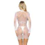 Платье-сетка Leg Avenue Anything But Basic Fishnet Dress, белое - Фото №4