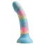 Фалоімітатор Alume Watercolor Silicone Dildo, різнокольоровий - Фото №1